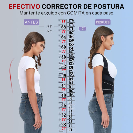 Chaleco modelador y corrector de postura