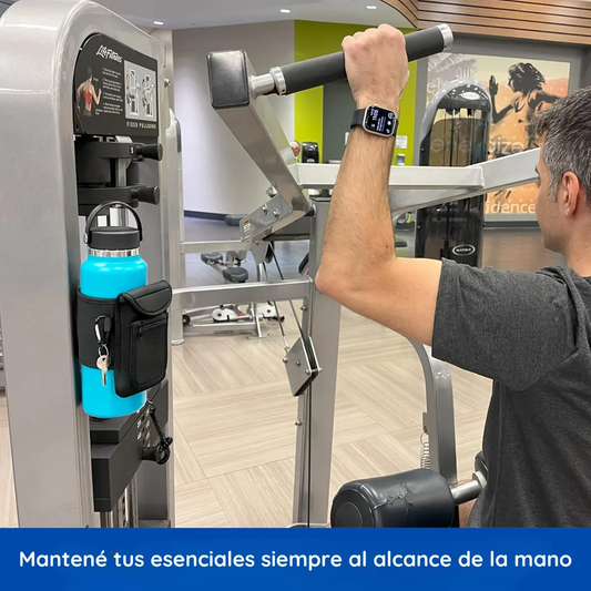 Soporte magnético para botellas de gimnasio