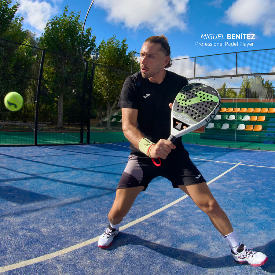 Pala Padel JOMA SLAM PRO 2.0 Gris Claro Negro