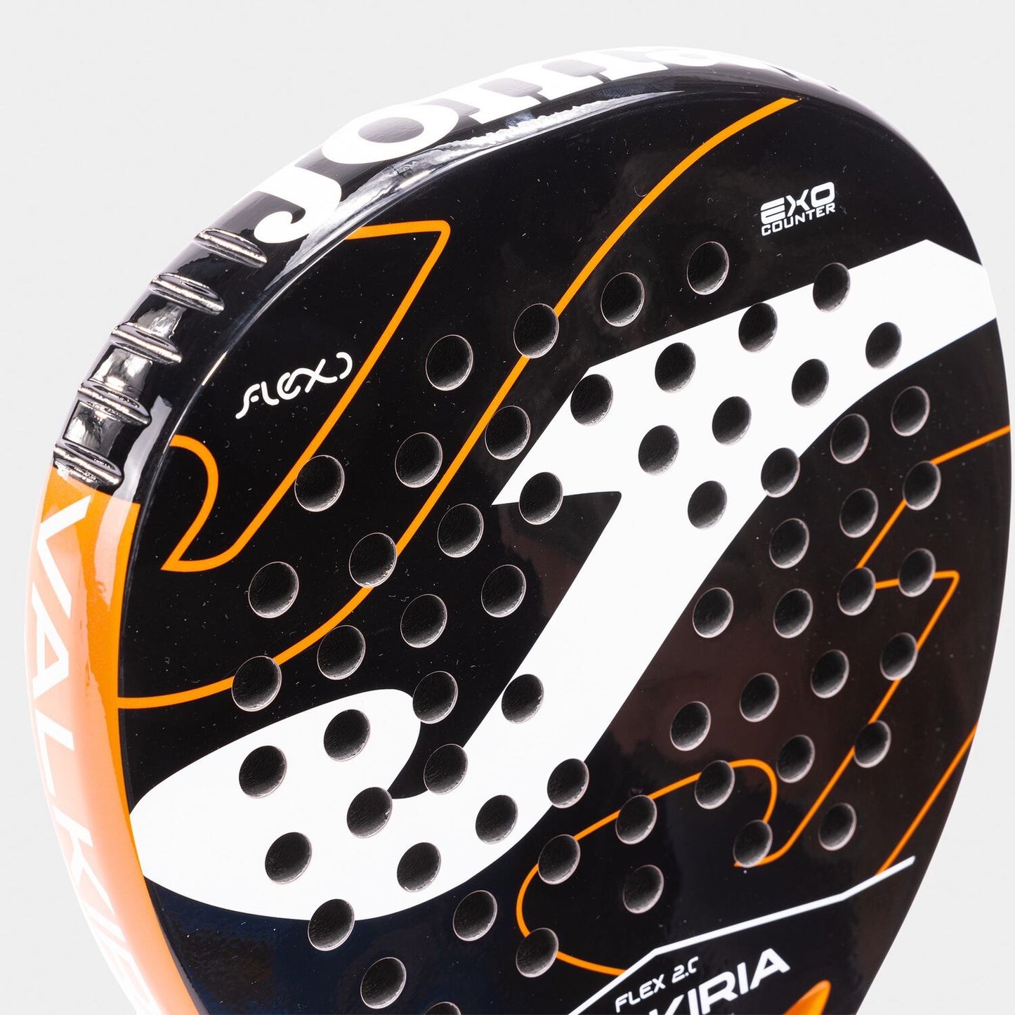 Pala Padel JOMA VALKIRIA FLEX Negro Naranja
