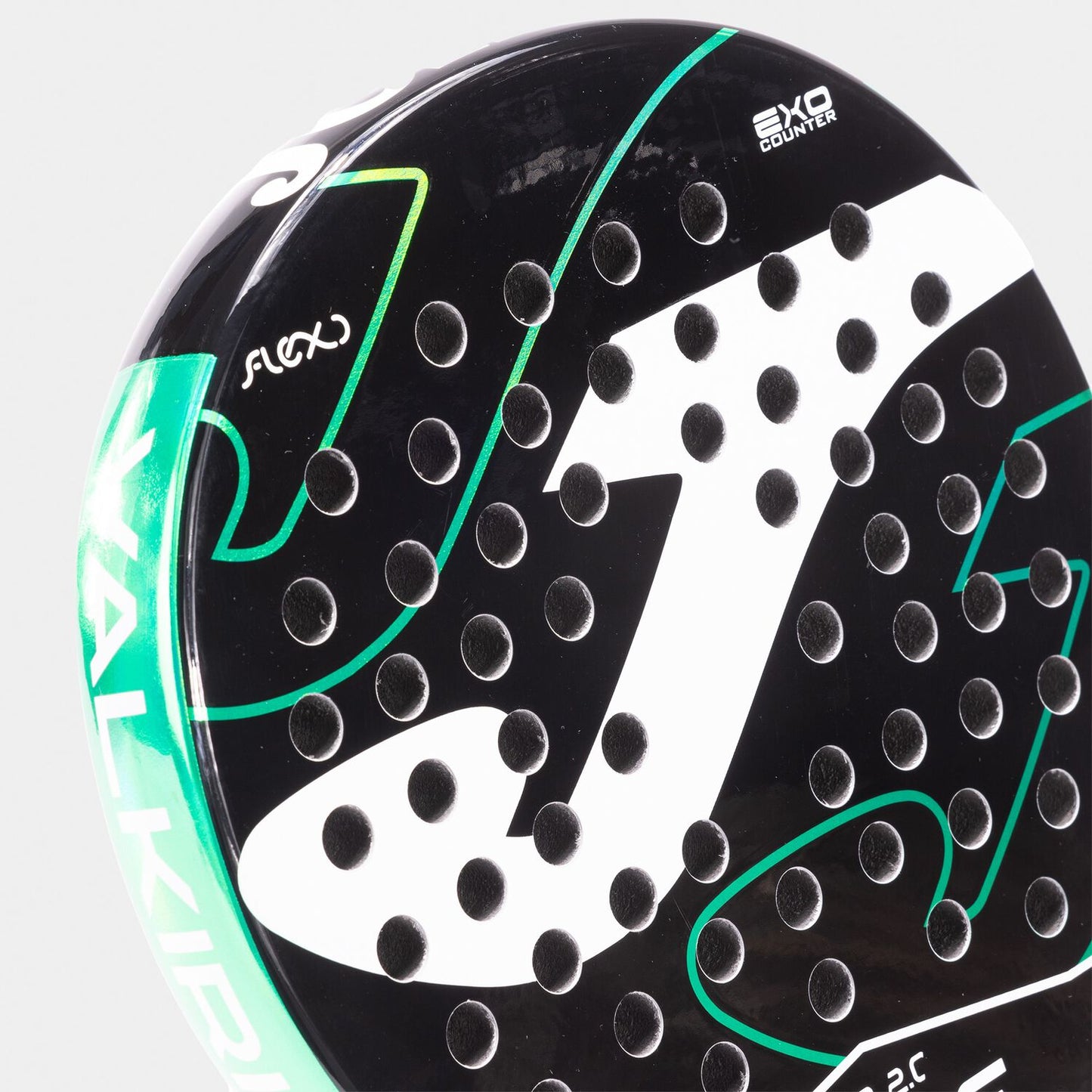 Pala de Padel JOMA Game Jr negro turquesa