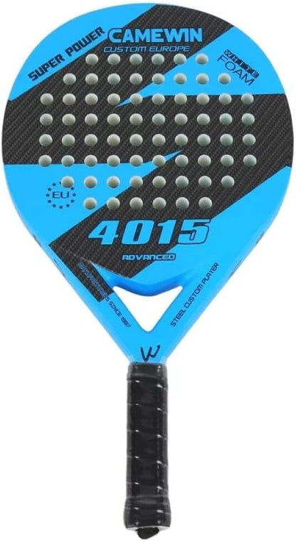 Pala de Pádel Semiprofesional Azul con Funda