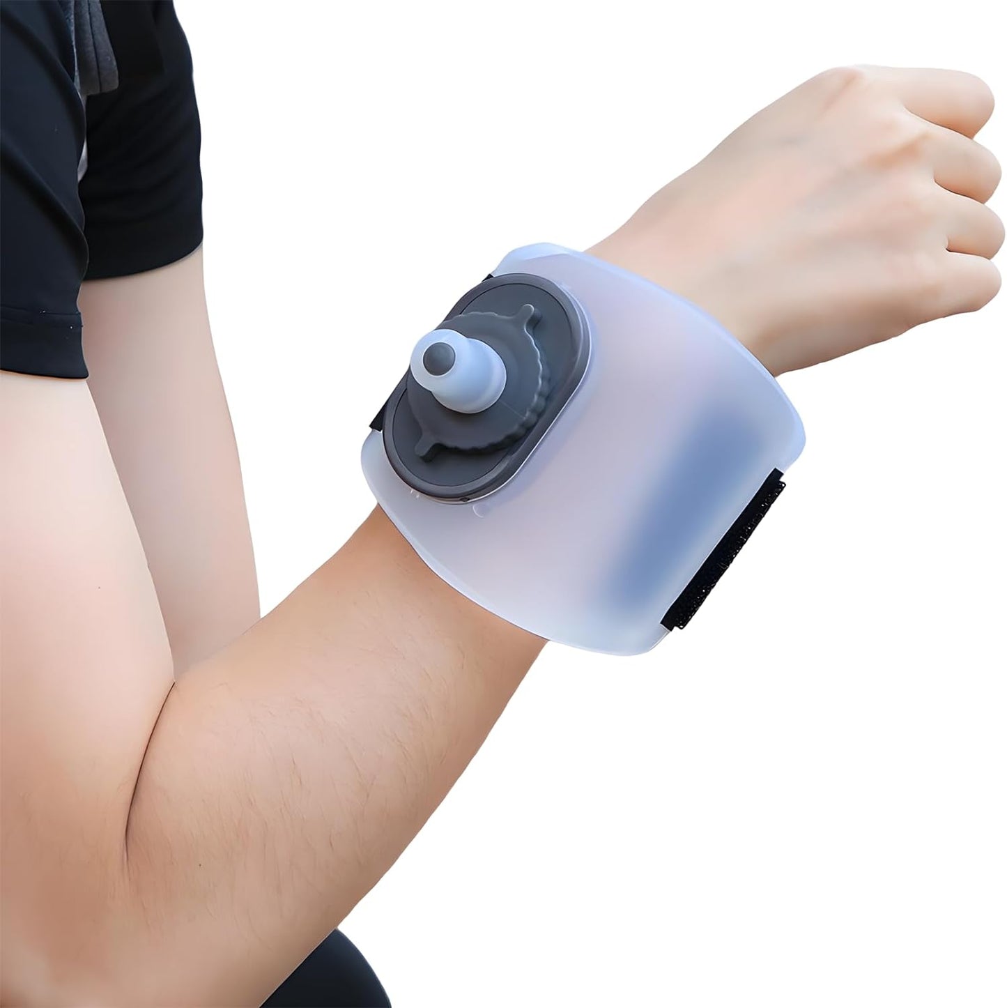 Botella de agua deportiva para muñeca