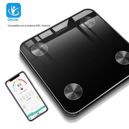 Báscula corporal bluetooth