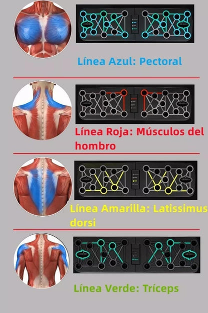 Tabla de ejercicio multifuncional
