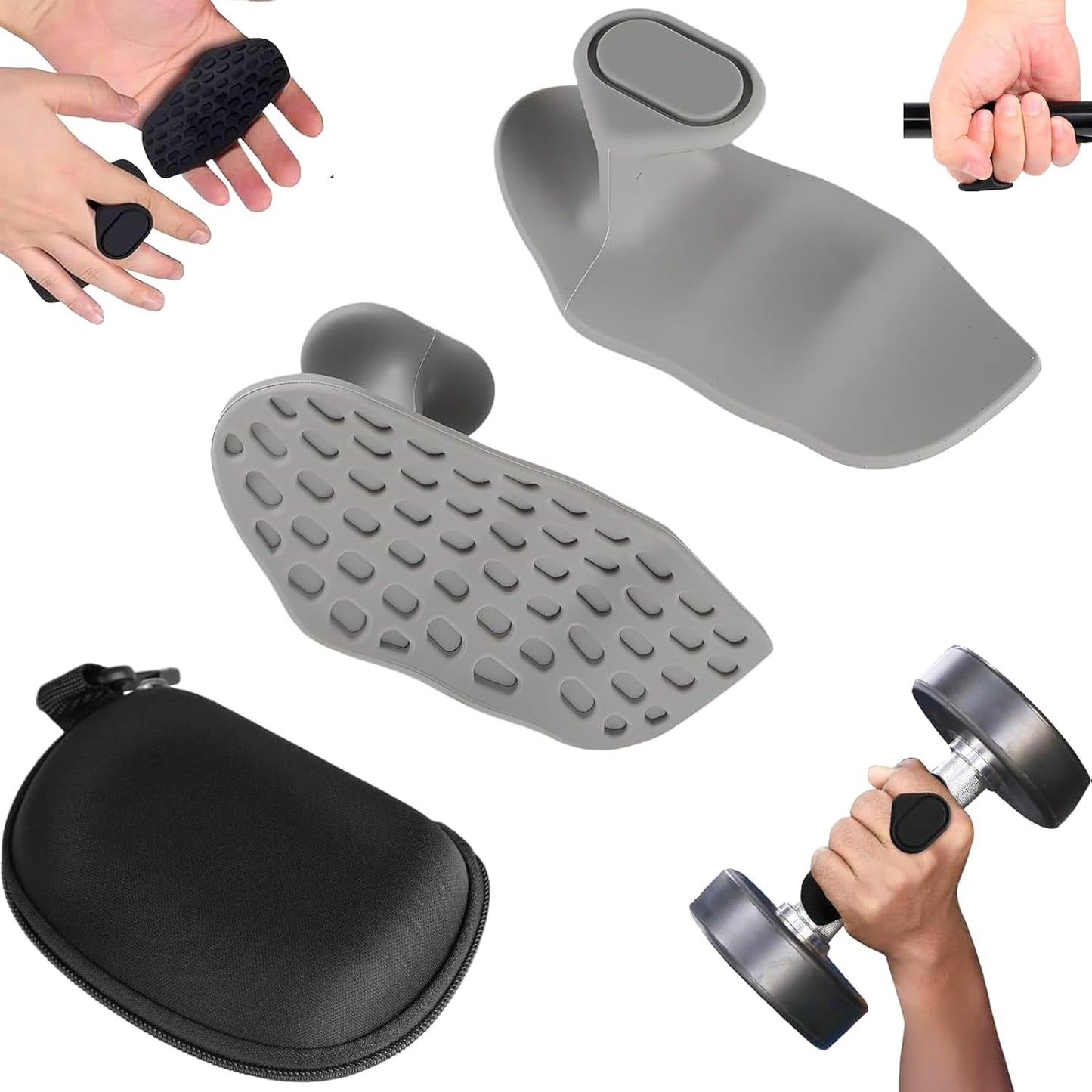 Puños de goma antideslizantes para entrenamiento