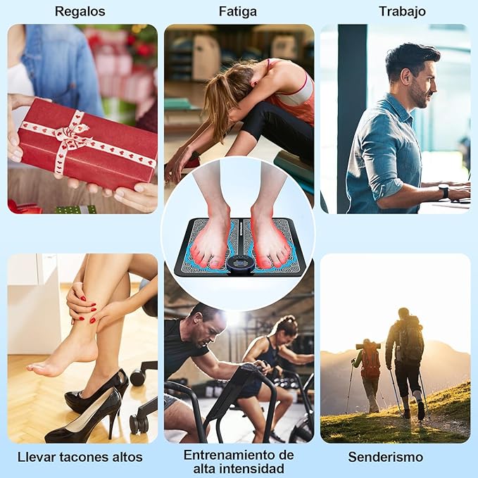 Almohadilla de masaje para pies eléctrica