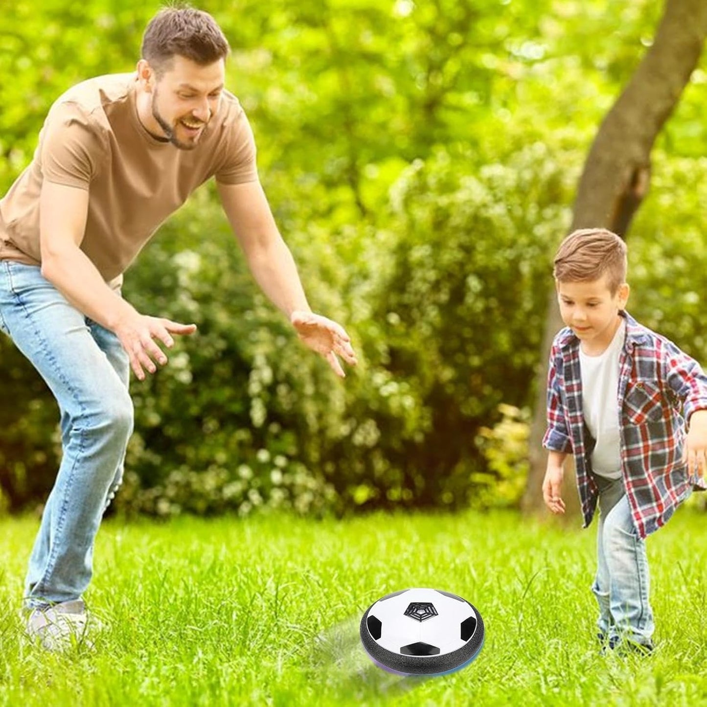 Bola de levitación con luz y música