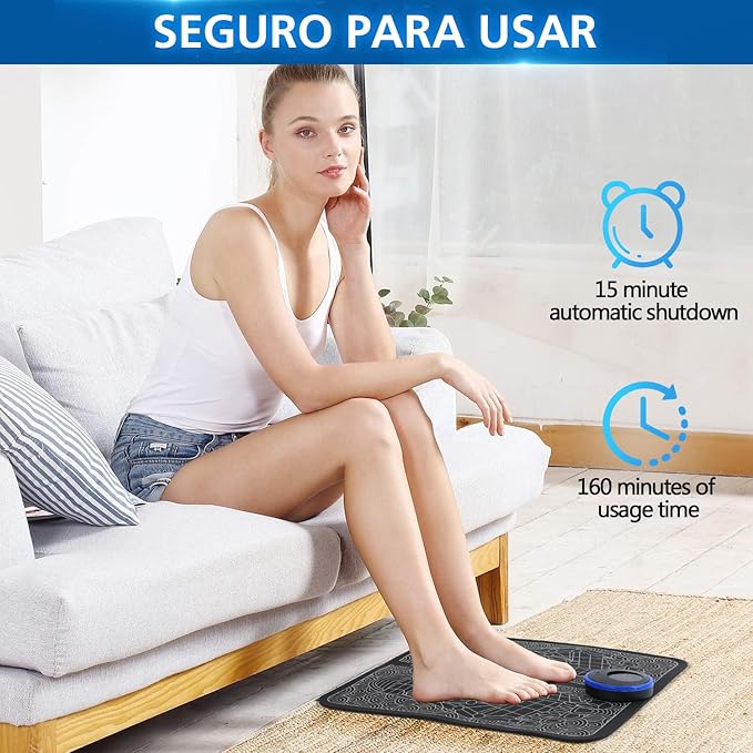 Almohadilla de masaje para pies eléctrica