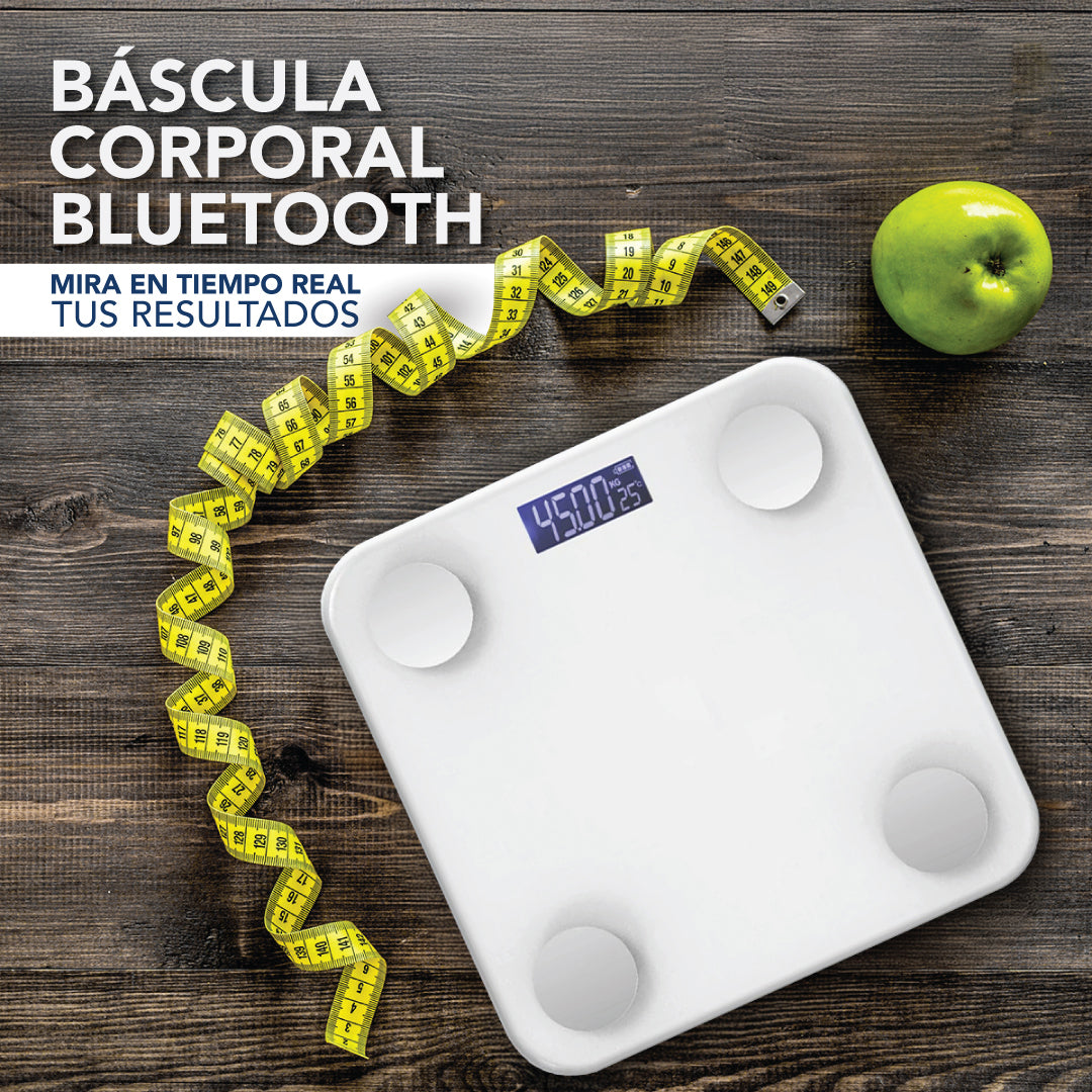 Báscula corporal bluetooth