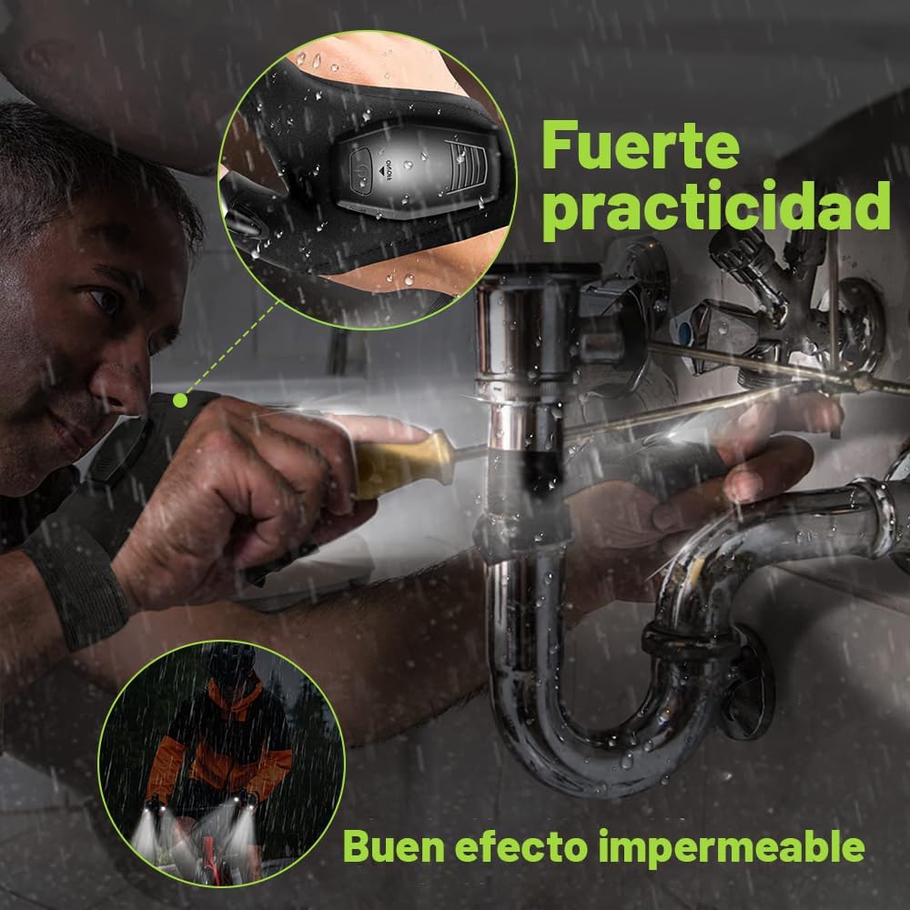 Guantes con linterna Multiusos