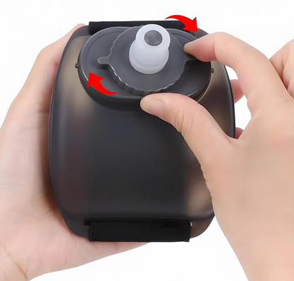 Botella de agua deportiva para muñeca