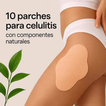 Parches para celulitis con componentes naturales (10pcs)