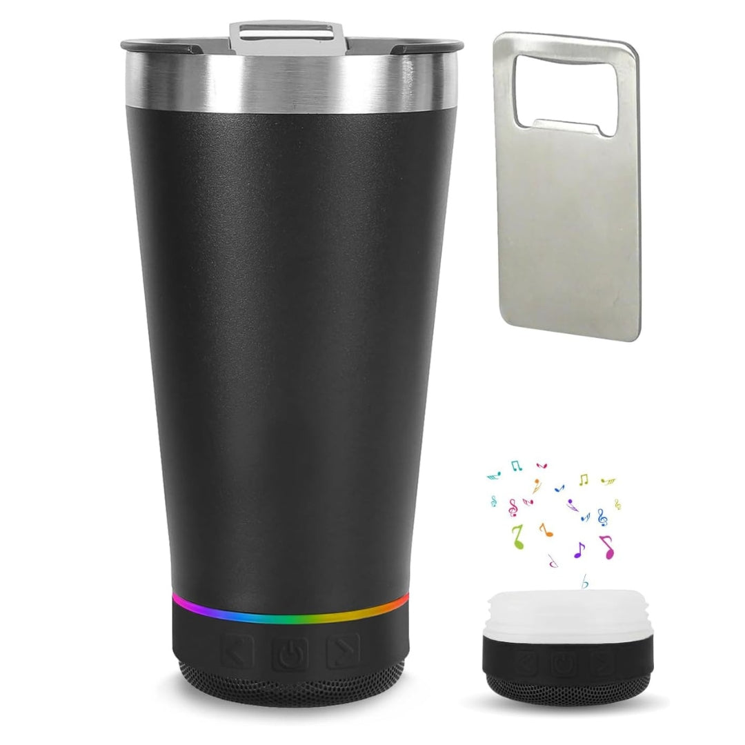 Botella Térmica con altavoz bluetooth