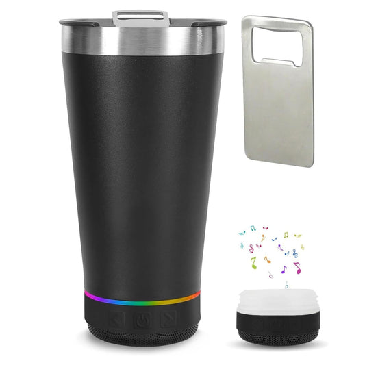 Botella Térmica con altavoz bluetooth