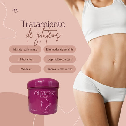 Crema reafirmante de glúteos