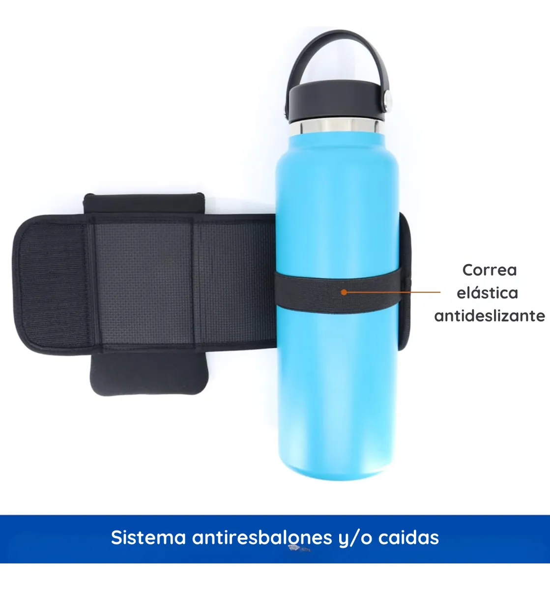 Soporte magnético para botellas de gimnasio