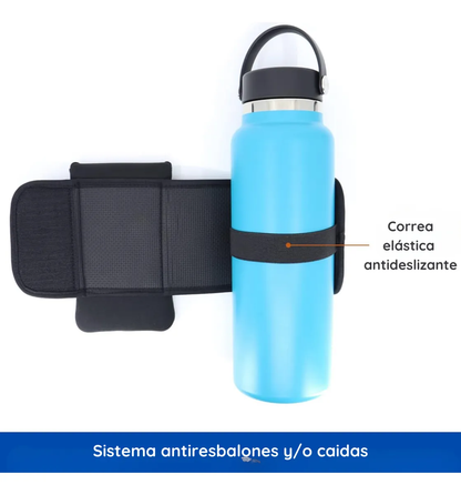 Soporte magnético para botellas de gimnasio