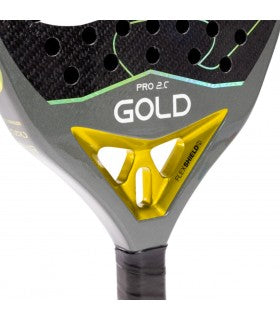 Pala Padel JOMA GOLD PRO Negro Amarillo 2025