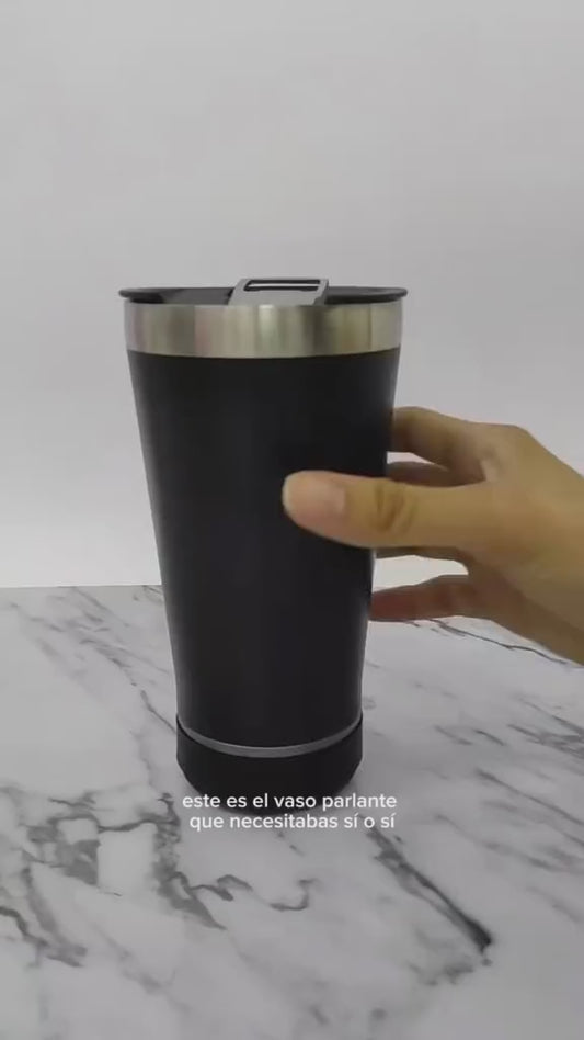 Botella Térmica con altavoz bluetooth